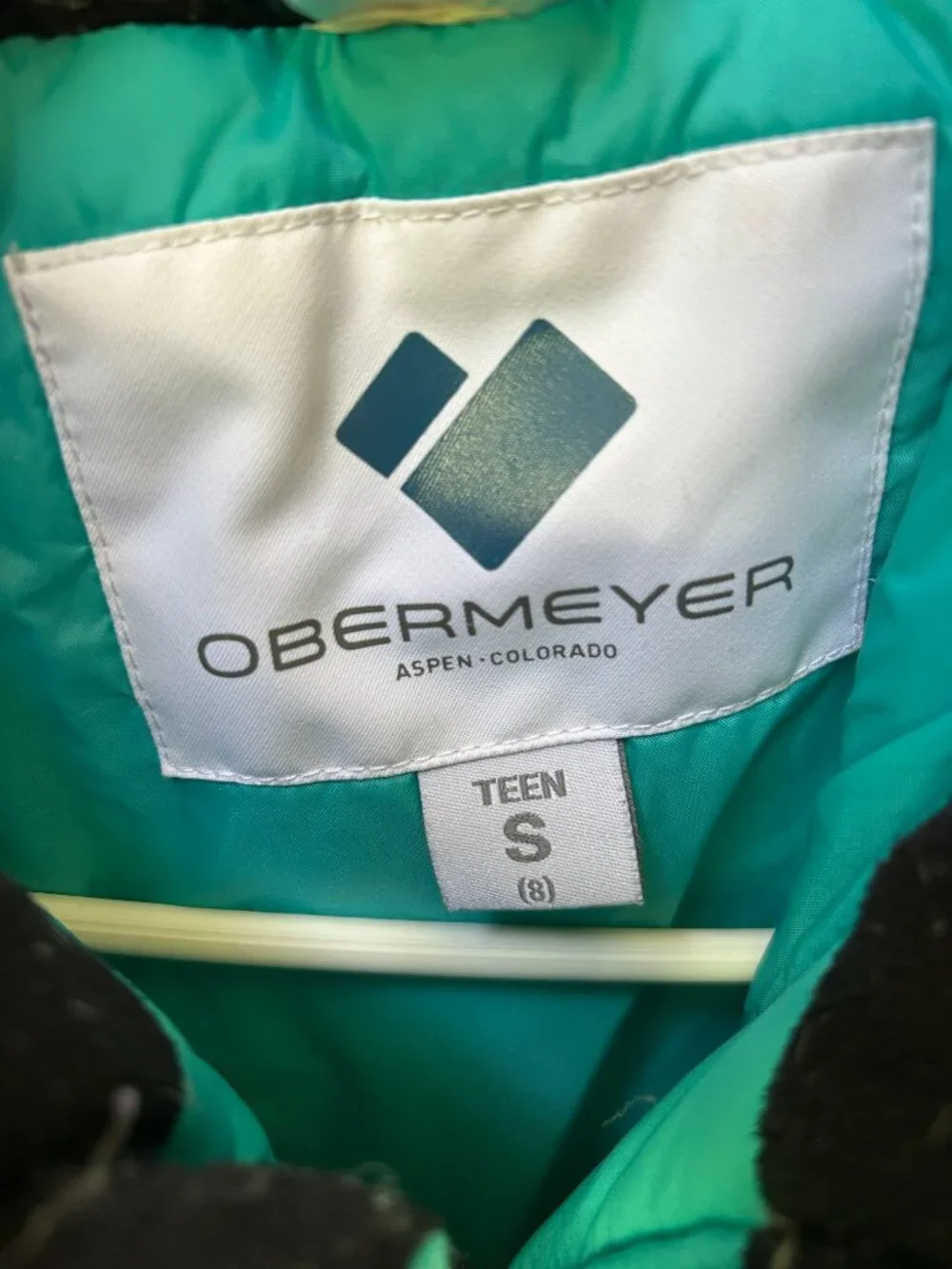 Obermeyer Teen Girls' Teal Insulated Ski Jacket Size  Blue
